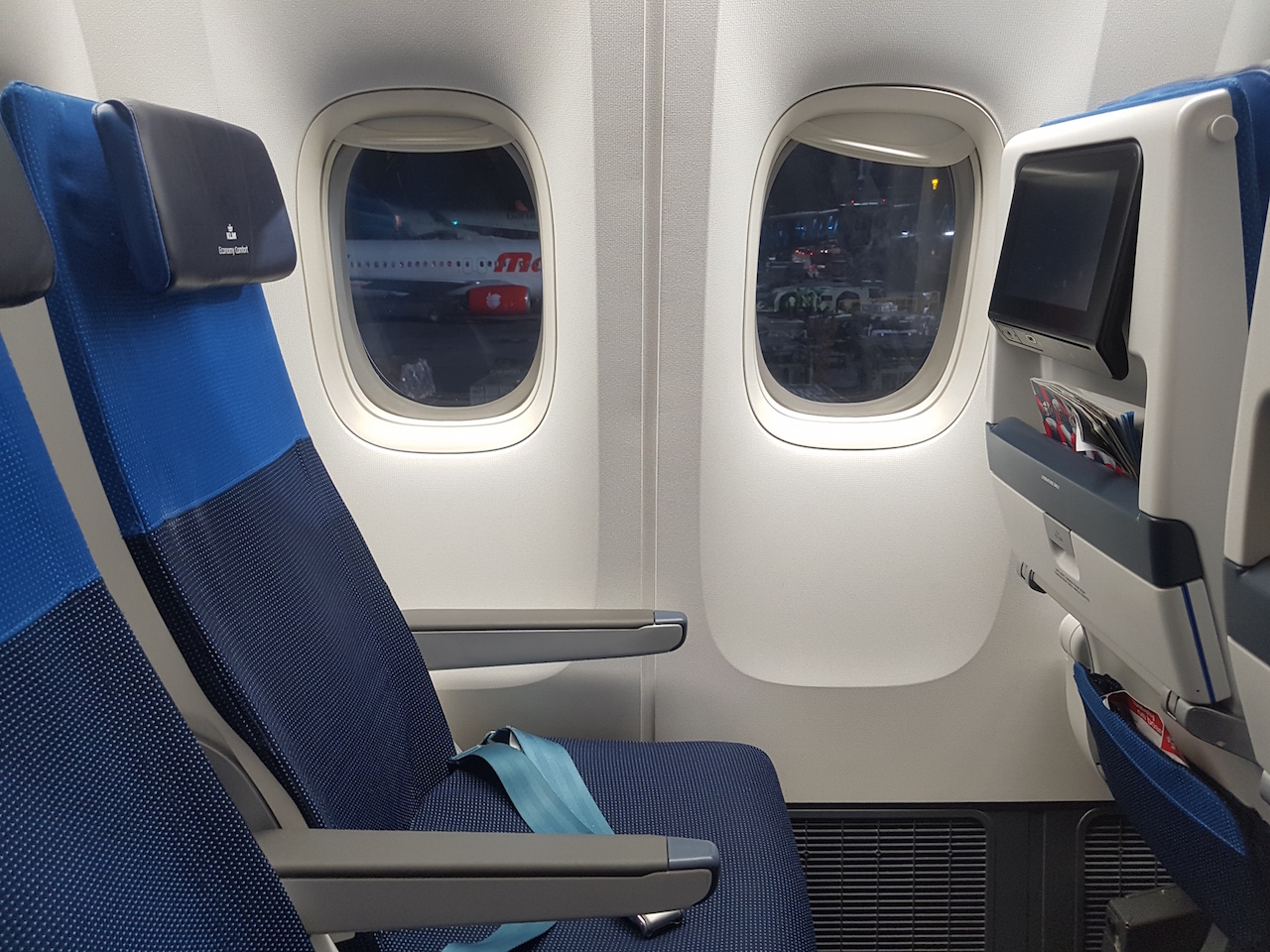 KLM Economy Class in der Boeing 777-300ER