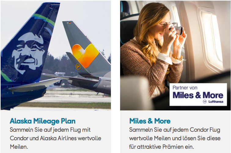 Condor Meilen sammeln 