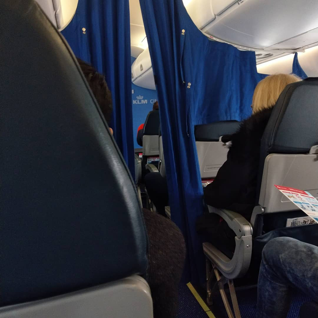 KLM Royal Dutch Airlines Cityhopper Economy Class Embraer | Kabine