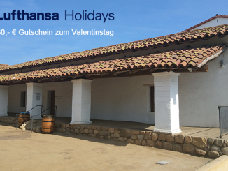 Lufthansa Holidays | 30 Euro Rabatt zum Valentinstag