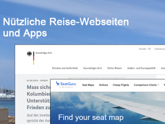 Nützliche Reise-Webseiten und Apps
