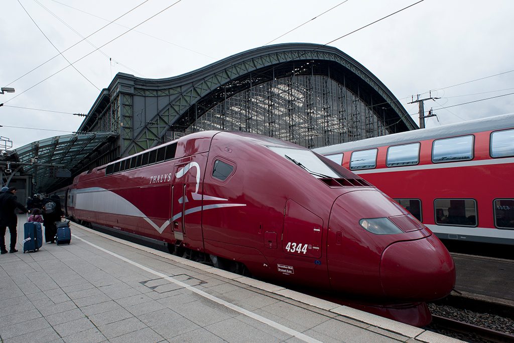 Thalys im Hbf Köln - Frontansicht (c) Thalys
