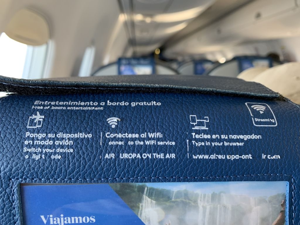 Wifi on Board Air Europa