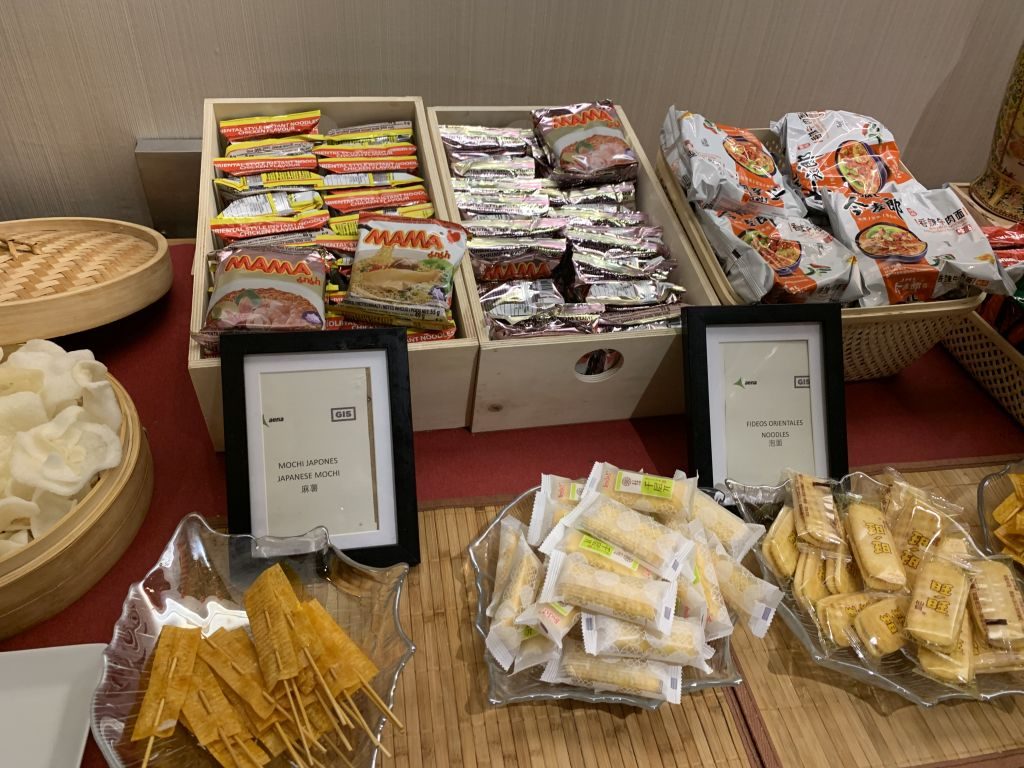 Asiatisches Büffet Cibeles Lounge Madrid