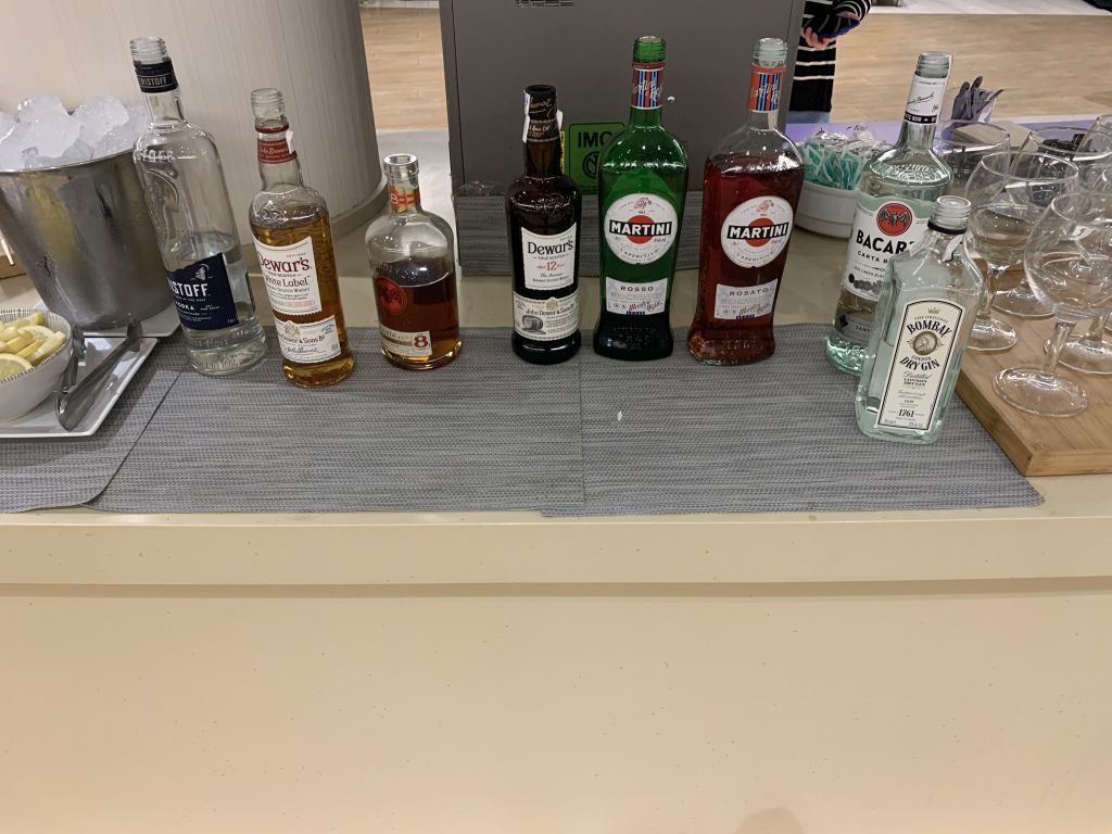 Cibeles Lounge Madrid Spirituosen