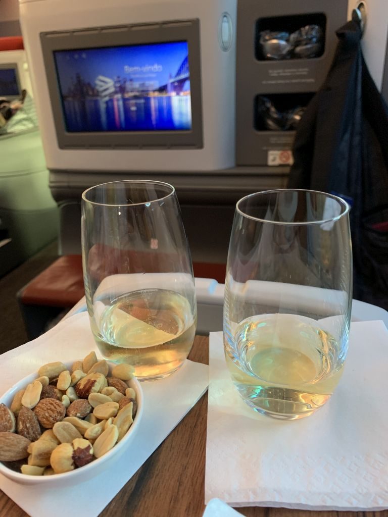 Pre-Departure-Drink bei LATAM