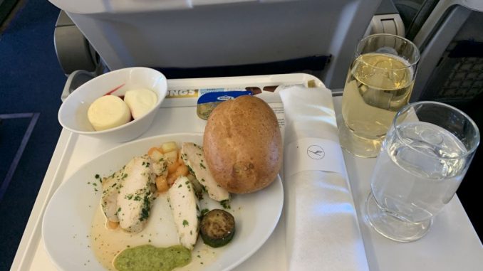 Lufthansa Business Class Catering