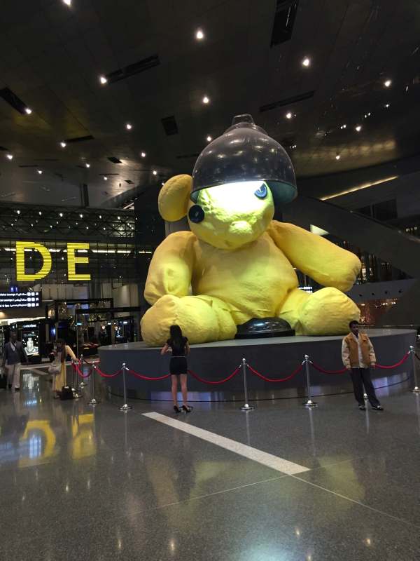 Teddy Flughafen Doha