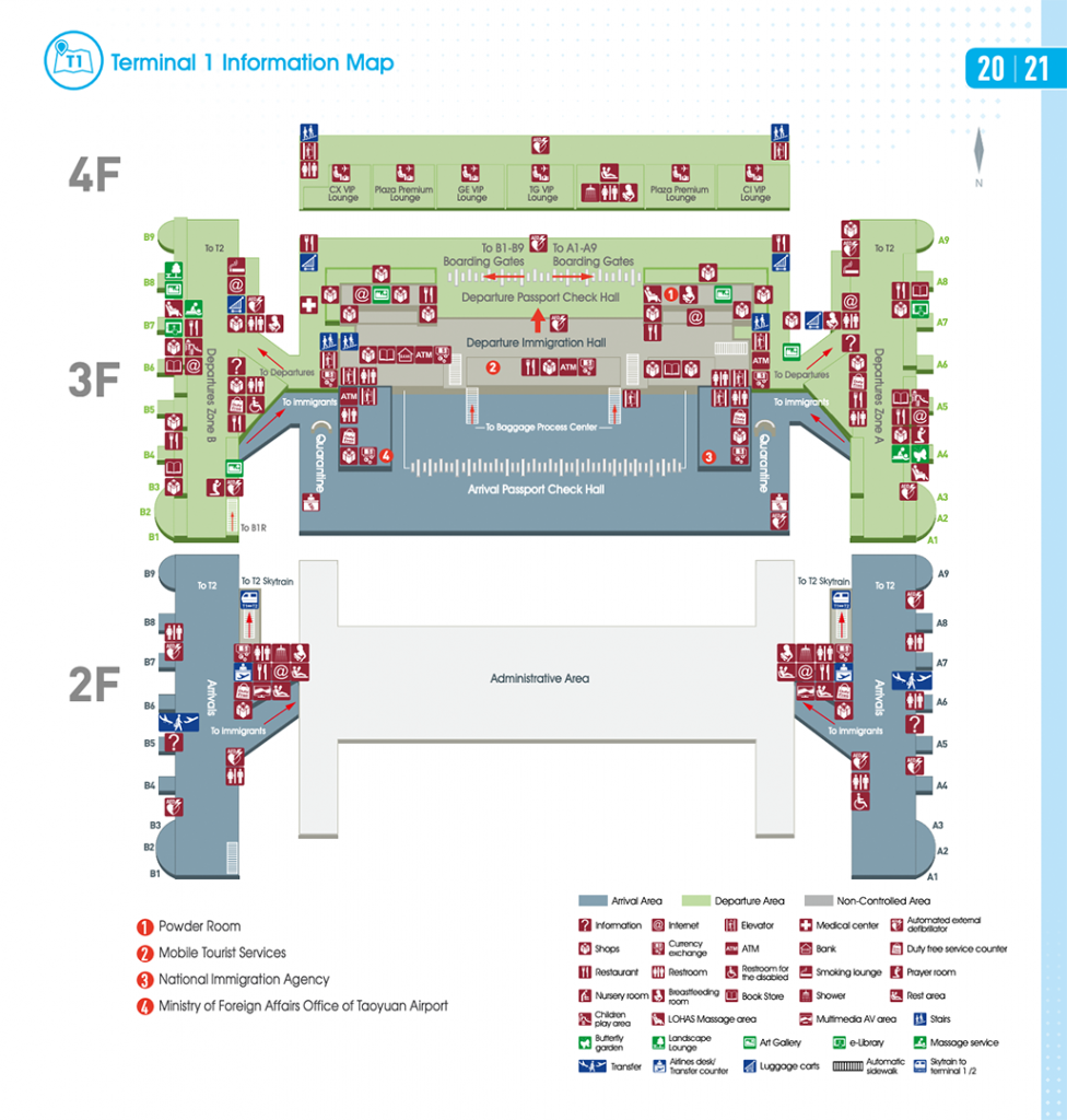 Terminal Karte - (c) China Airlines