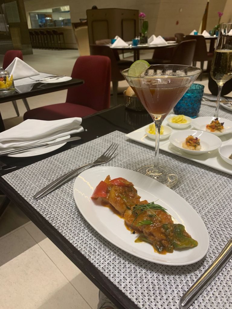 Qatar Airways Al Safwa Lounge Abendesse