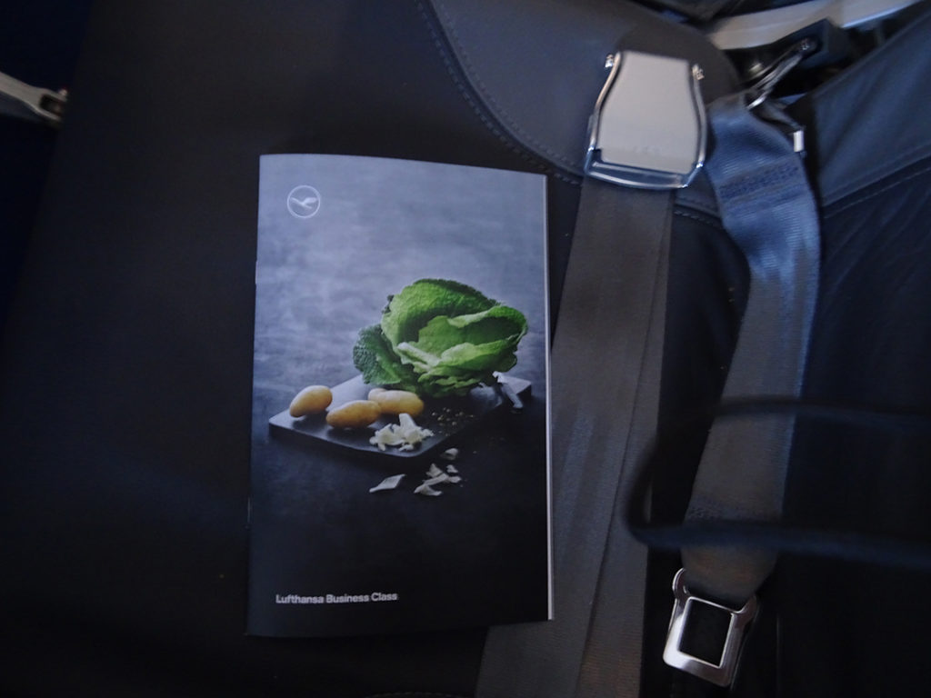 LH1298, Menükarte in der C