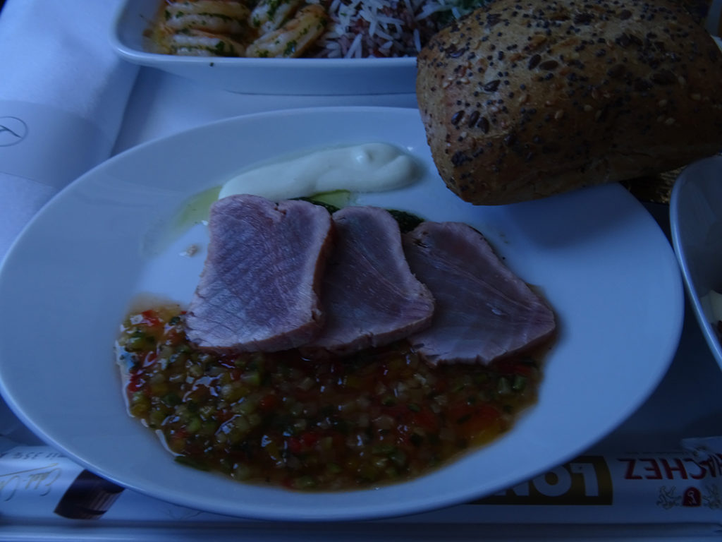 LH1298, Hauptmahlzeit in der C