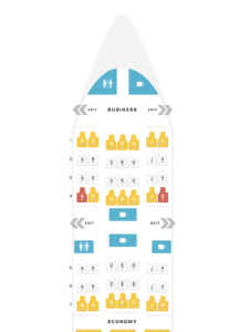 B777-300ER, Business Class (Bild von seatguru.com)