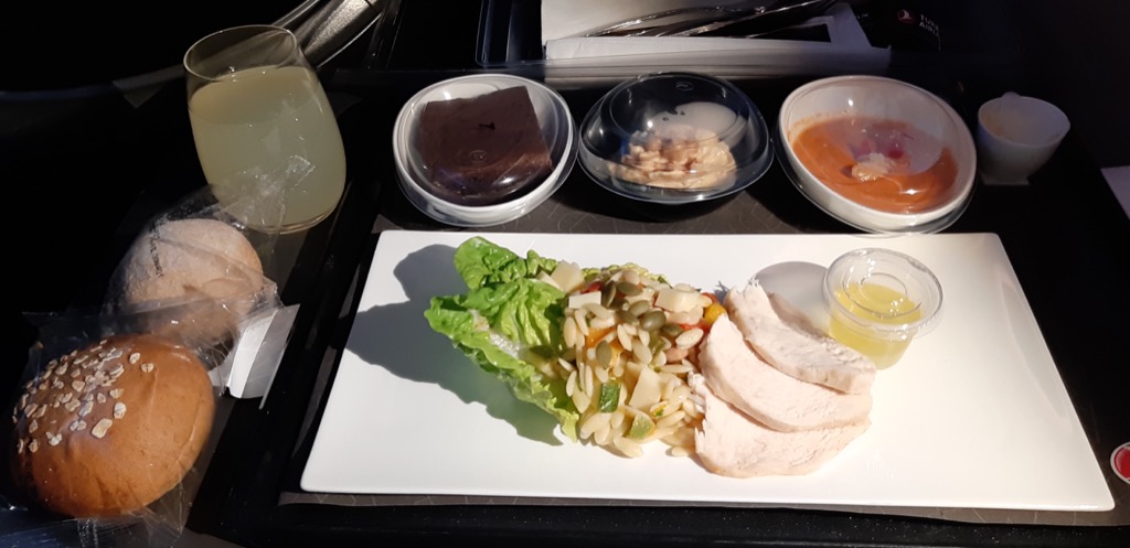 Turkish Airlines Business Class A350 | Lunch